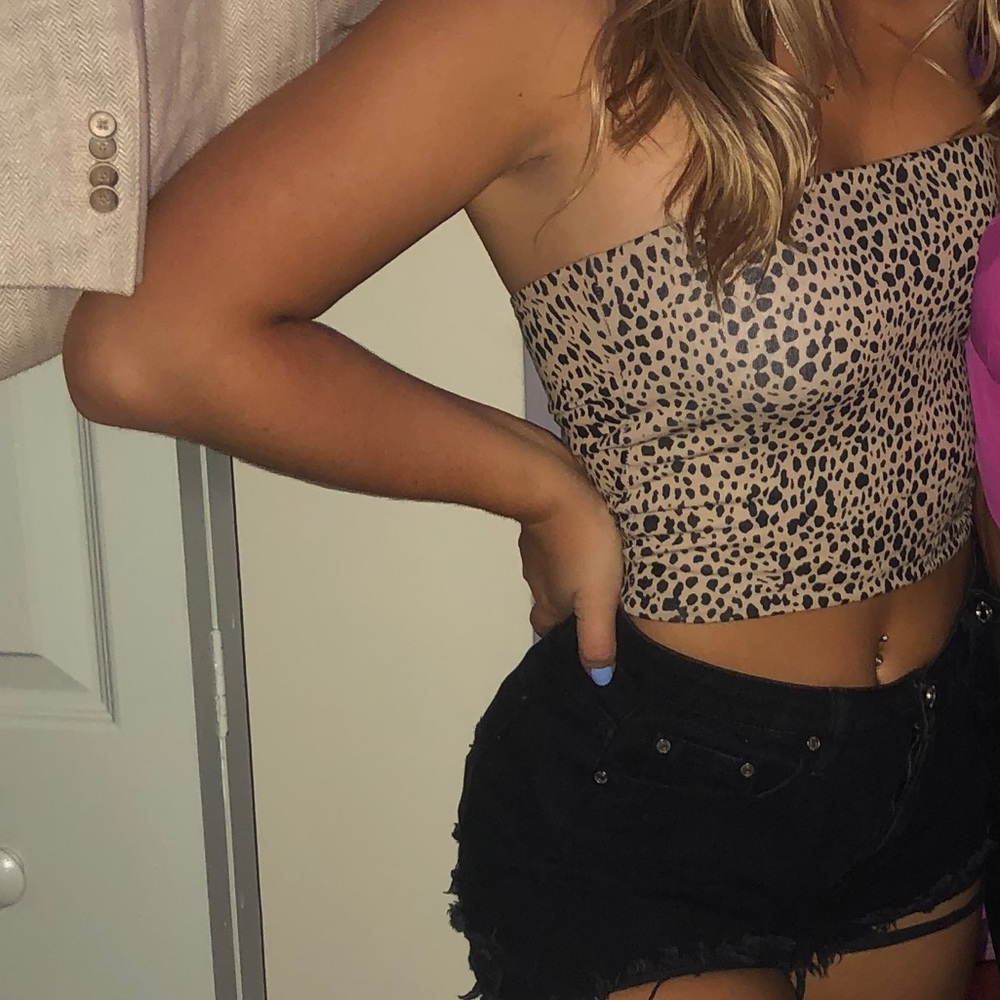 Brandy Melville Dalmatian tube top